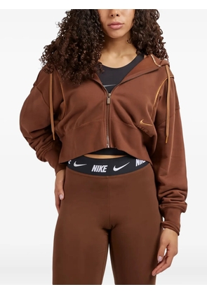 Nike full-zip fleece hoodie - Brown