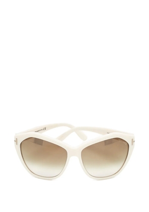 Tom Ford Vintage butterfly-frame sunglasses - White