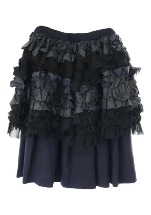 Comme Des Garçons Comme Des Garçons ruffled skirt - Blue