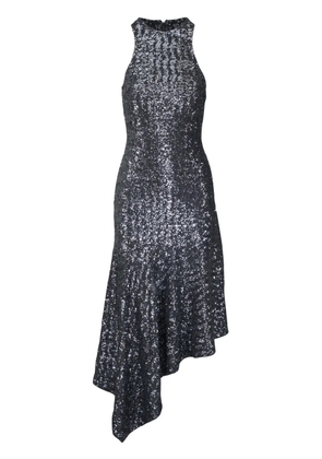 Michael Kors lurex asymmetric dress - Grey