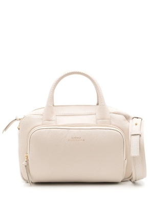 Sarah Chofakian Christie leather tote bag - Neutrals
