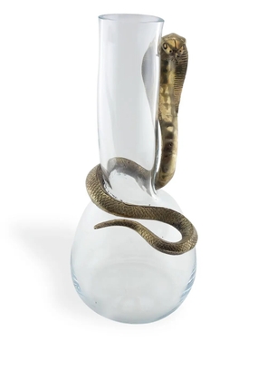 Vanessa Mitrani Cobra glass vase (400mm) - Gold