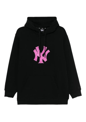 NEW ERA CAP logo-embroidered hoodie - Black