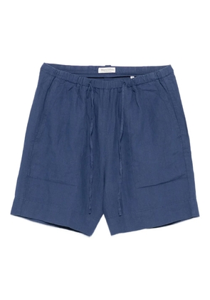 Marc O'Polo drawstring-fastening linen shorts - Blue