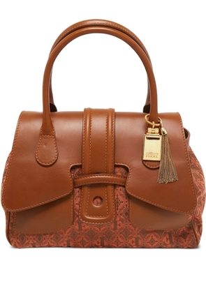 Gianfranco Ferré Pre-Owned pre-owned logo-jacquard tote bag - Brown