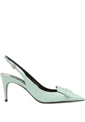 Sergio Rossi 75mm sling-back pumps - Blue