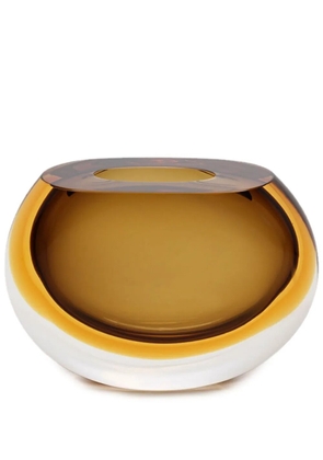 Gardeco 92 two-tone Murano glass vase - Yellow