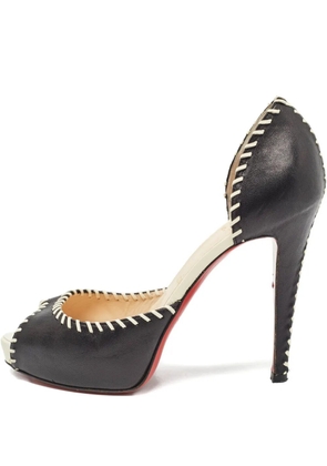 Christian Louboutin Pre-Owned 120mm leather heeled pumps - Black