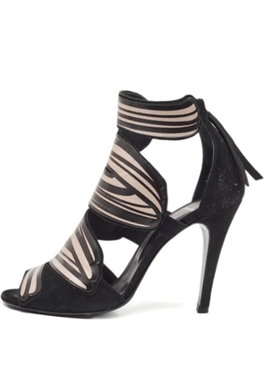Pierre Hardy Pre-owned 115mm swirl cutouts sandals - Black