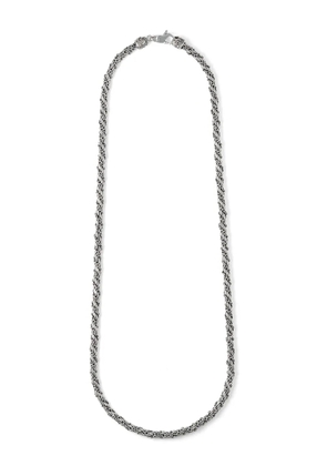 Emanuele Bicocchi wrapped rope-chain necklace - Silver