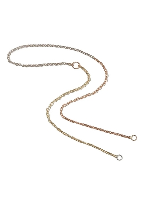 Marla Aaron 14K tri-color gold Pulley necklace