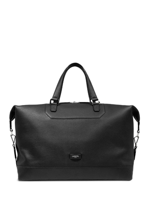 Lancel Ninon logo-patch leather holdall - Black