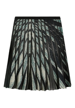 Roberto Cavalli pleated mini skirt - Blue