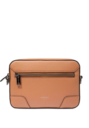 Lancel leather messenger bag - Brown