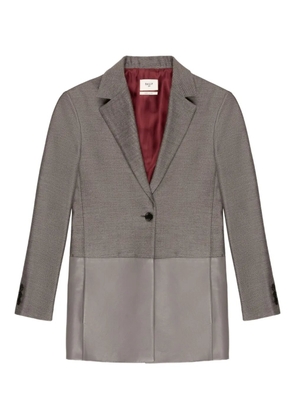 Bally panelled single-breasted blazer - Grey
