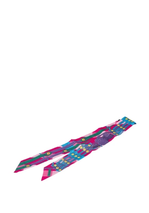 Hermès Pre-Owned 2000-2015 Brandebourgs Silk Twilly Scarf scarves - Pink