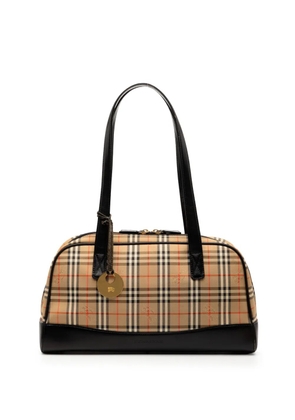 Burberry Pre-Owned 2000-2017 Haymarket Check Canvas shoulder bag - Brown