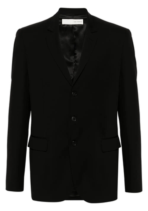 Isabel Benenato single-breasted wool blazer - Black