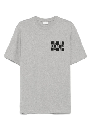 Les Deux Rook puzzle-print T-shirt - Grey
