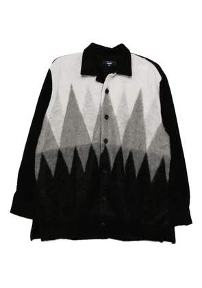 Comme des Garçons Homme panelled shirt - Black