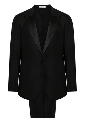 Boglioli interlock-twill virgin-wool suit - Black