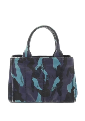Prada Pre-Owned 2000s Kanapa camouflage tote bag - Blue