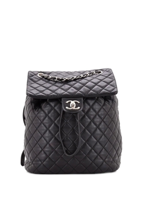 CHANEL Pre-Owned Urban Spirit Quilted Lambskin Large backpack - Black