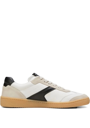 Marc O'Polo Court suede-panelled low-top sneakers - White