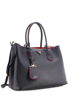 Prada Pre-Owned Cuir Double Saffiano Leather Large tote bag - Black
