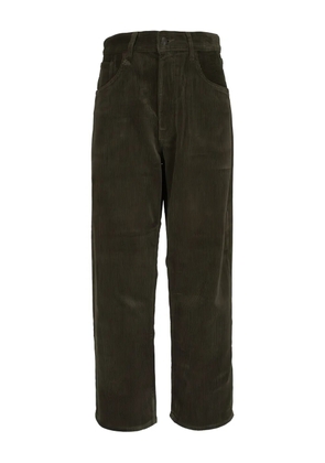 R13 corduroy-texture trousers - Green