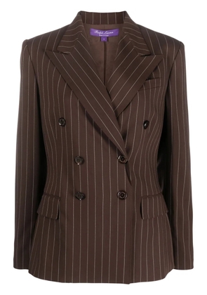 Ralph Lauren Collection Safford striped wool blazer - Brown