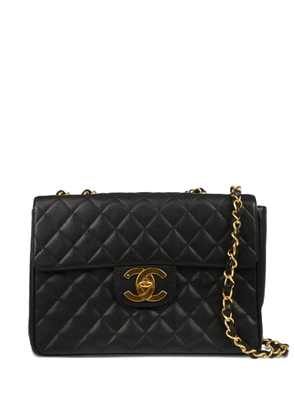CHANEL Pre-Owned 1995 Jumbo Classic Flap shoulder bag - Black