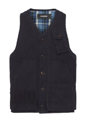 DSQUARED2 cotton vest - Black