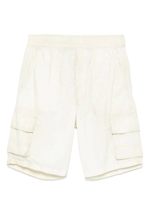 izzue logo-patch cargo shorts - Neutrals
