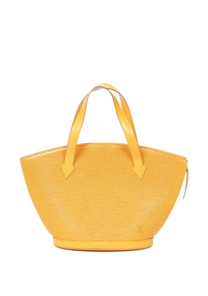 Louis Vuitton Pre-Owned embossed-leather top-handles tote bag - Yellow