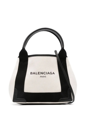 Balenciaga Pre-Owned 2020s small Navy Cabas tote bag - Neutrals