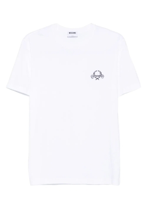 Moschino logo-embroidered T-shirt - White