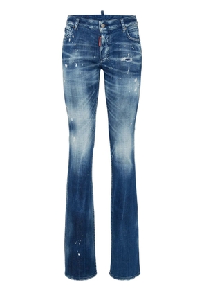 DSQUARED2 mid-rise flared jeans - Blue