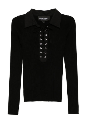 Cynthia Rowley UES knitted top - Black