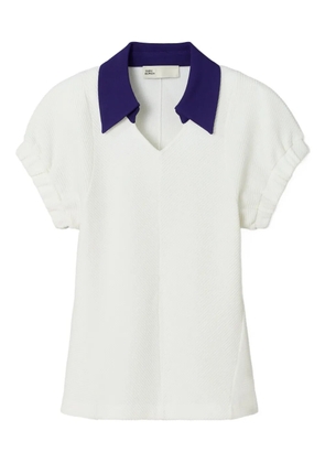 Tory Burch short-sleeve polo top - White
