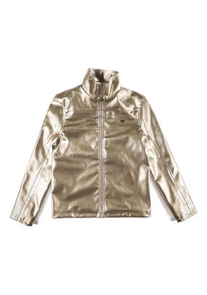 GmbH metallic zip-up jacket - Gold