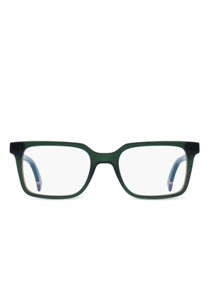 Paul Smith rectangle-frame glasses - Green