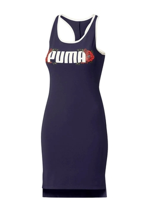 PUMA floral flourish midi dress - Blue