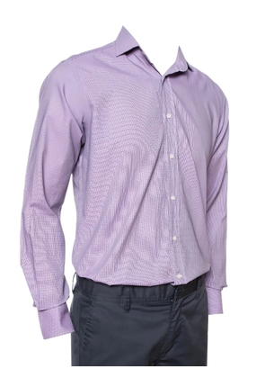 Etro Pre-Owned houndstooth shirt - Purple