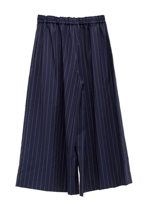Comme Des Garçons striped trousers - Blue