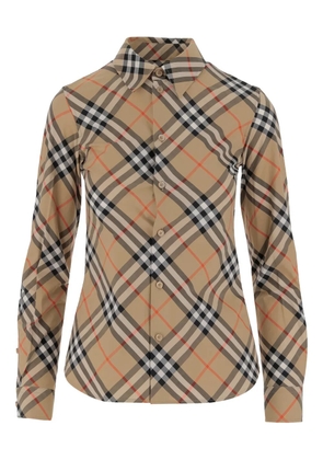 Burberry checked shirt - Neutrals