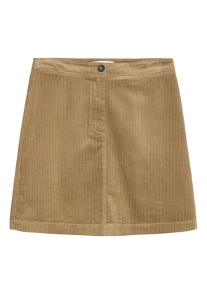 Marc O'Polo corduroy mini skirt - Brown