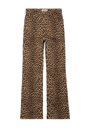 Zadig&Voltaire leopard-print high-rise trousers - Neutrals