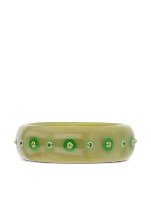 Mark Davis 18K yellow gold Olive bakelite bracelet
