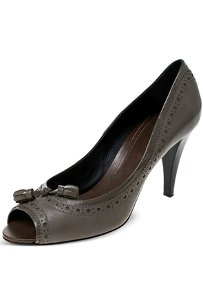 Tod's Vintage pre-owned 90mm tassel-detail pumps - Grey